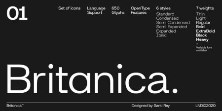 Britanica Font Family