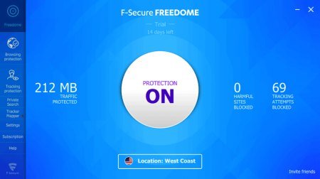 F-Secure Freedome VPN v2.55.431