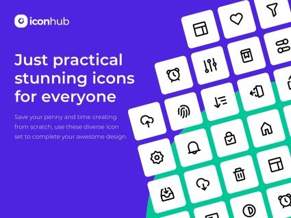 Iconhub - Fully customized beautiful icons