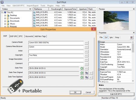 Exif Pilot v6.17 + Portable