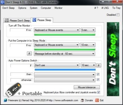 Don't Sleep v9.31 + Portable