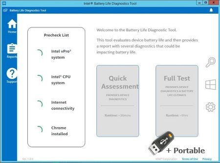 Intel Battery Life Diagnostic Tool v2.1.0 + Portable