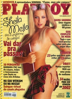 Playboy Sheila Mello - Janeiro 2002