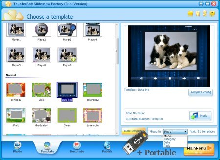 ThunderSoft Slideshow Factory v6.3.0 + Portable