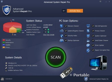 Advanced System Repair Pro v2.0.0.8 + Portable