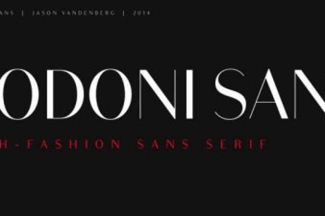 Bodoni Sans Text Font Family
