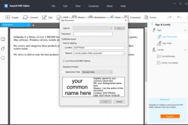 EaseUS PDF Editor Pro 5.4.1.0408