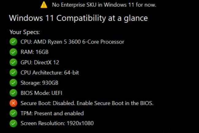 Windows 11 Compatibility Checker 2.5