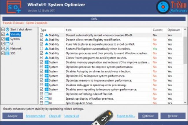 WinExt System Optimizer 1.0 + Portable