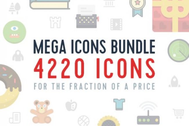 Mega Icons Bundle with 4200+ Items
