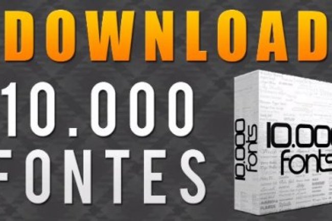 Pack 10.000 Fontes True Type