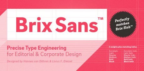 Brix Sans Font Family