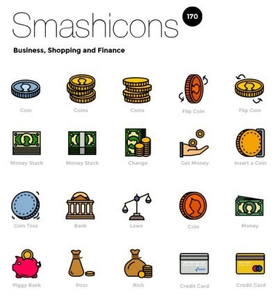 Smashicons: 170 Retro Business Icons