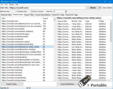 VovSoft SEO Checker 4.8 + Portable