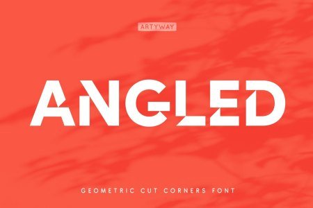 Cut Angles Font