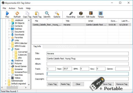 Abyssmedia ID3 Tag Editor 4.2.0.0 + Portable