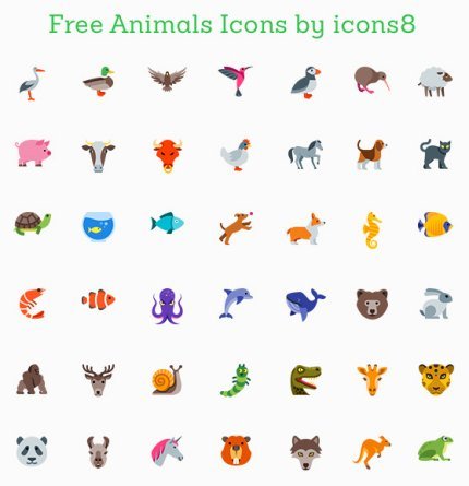 71 Free Animal Icons