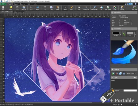 NCH DrawPad Pro v8.34 + Portable