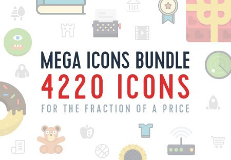 Mega Icons Bundle with 4200+ Items