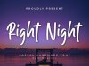 Right Night Font
