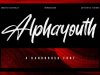 Alphayouth - Brush Font
