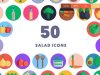 50 Salad Icons