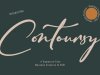 Contoursy Signature Font