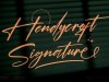 Hendycroft Signature Font
