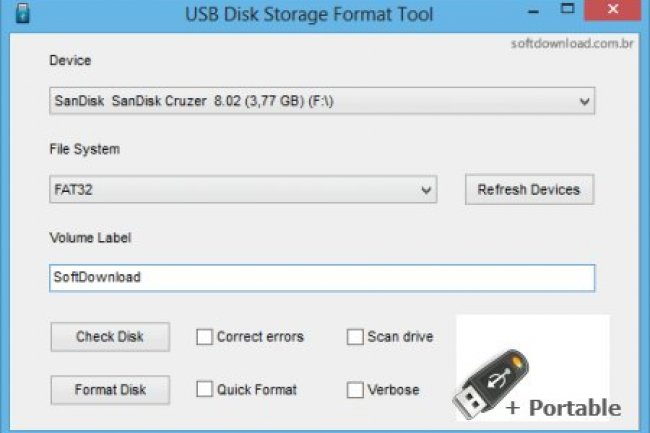 USB Disk Storage Format Tool 6.1 + Portable