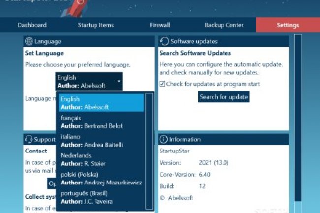 Abelssoft StartupStar 2022 v14.0.29189