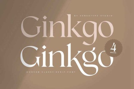 Ginkgo - Modern Classy Serif Font