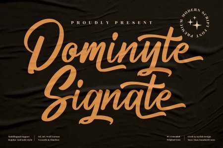 Dominyte Signate Font