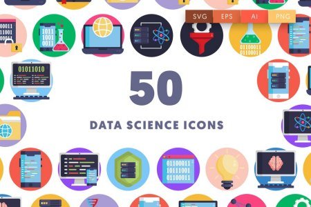 50 Data Science Icons