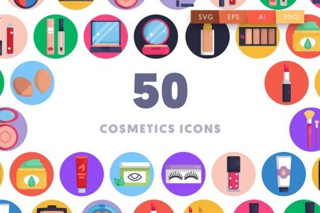 50 Cosmetics Icons