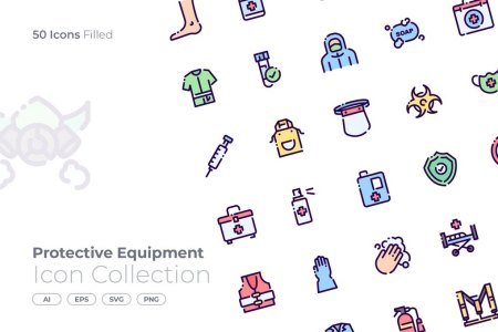 Protective Equipment Icons