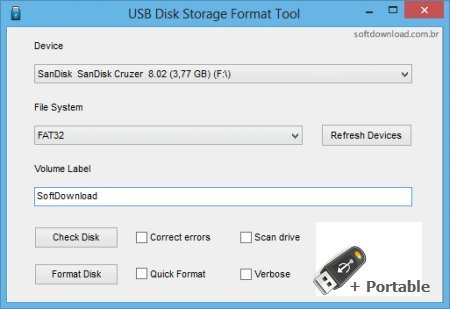 USB Disk Storage Format Tool 6.1 + Portable