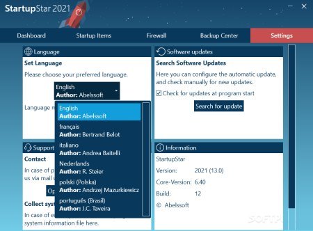 Abelssoft StartupStar 2022 v14.0.29189