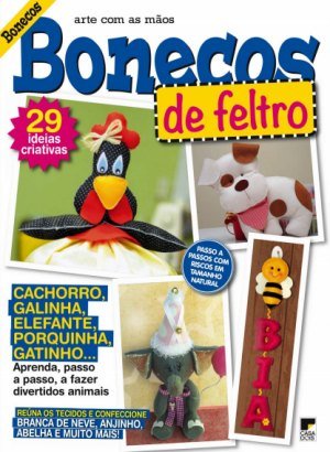 Arte com as Mãos - Bonecos de Feltro