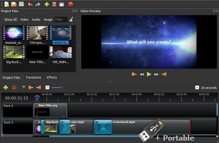 OpenShot Video Editor 2.6.1 + Portable