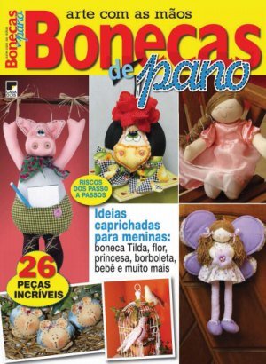 Arte com as Mãos - Bonecas de Pano