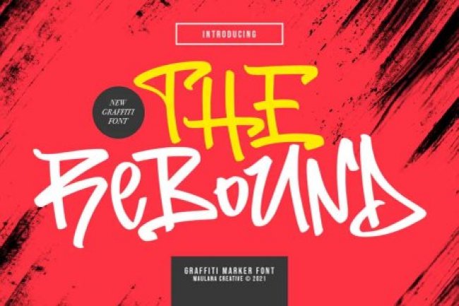 The Rebound Graffiti Font