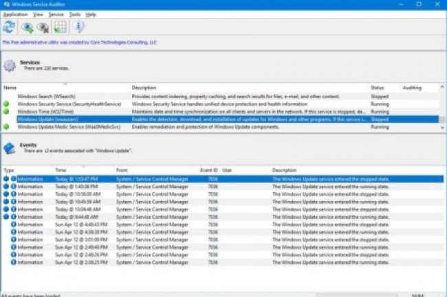 Windows Service Auditor v4.1.0.39