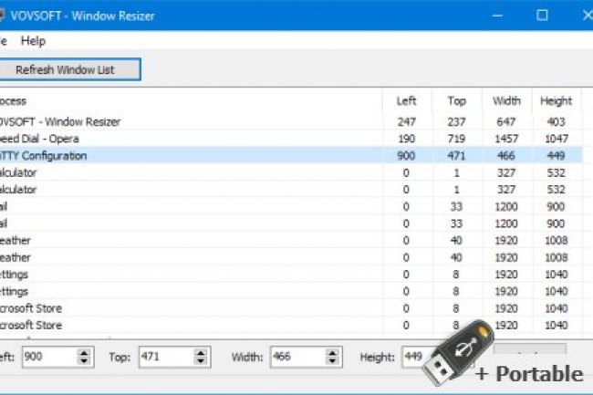 Vovsoft Window Resizer 1.1 + Portable