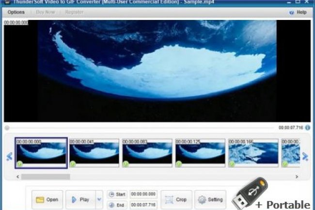ThunderSoft Video to GIF Converter v5.1.0 + Portable