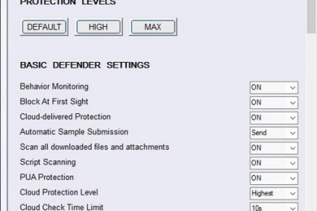ConfigureDefender v4.0.1.1