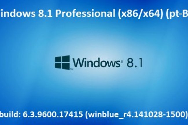 Windows 8.1 Pro (x86/x64) (pt-BR) build: 6.3.9600.17415