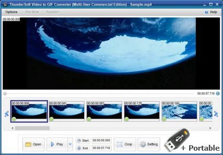 ThunderSoft Video to GIF Converter v3.5.0 + Portable