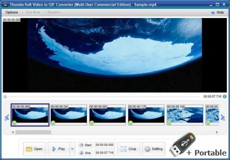 ThunderSoft Video to GIF Converter v5.1.0 + Portable