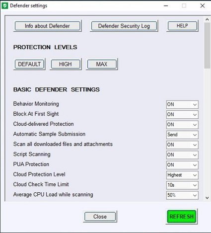 ConfigureDefender v3.0.1.1