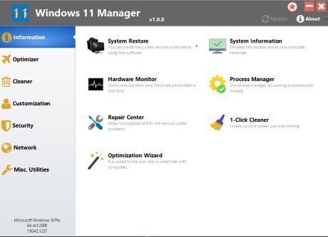 Windows 11 Manager v1.4.1 + Portable